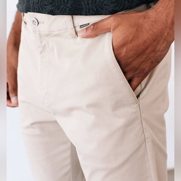 NWT LinkSoul Men’s Khaki Crosby Chino Pant Golf - Size 40” - Picture 5 of 9